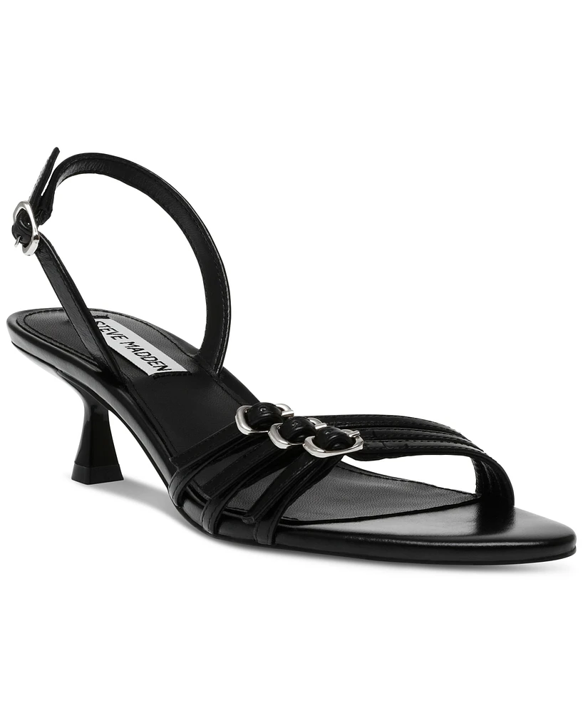 Steve Madden Women's Rapture Strappy Kitten-Heel Sandals