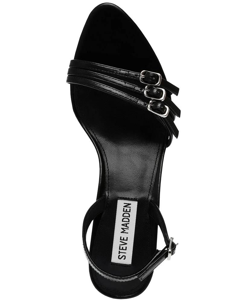Steve Madden Women's Rapture Strappy Kitten-Heel Sandals