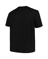 Men's Profile Black Boston Bruins Big and Tall Arch Over Logo T-shirt