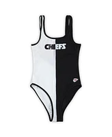 Women's G-iii 4Her by Carl Banks Black Kansas City Chiefs Last Stand One-Piece Swimsuit