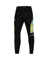 Men's Freeze Max Black Peanuts Snoopy A Friend Jogger Pants