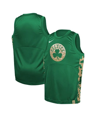 Big Boys Nike Kelly Green Boston Celtics Courtside Starting Five Team Jersey