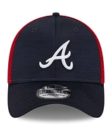 Men's New Era Navy Atlanta Braves Neo 39THIRTY Flex Hat