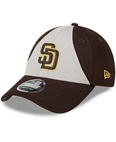 Men's New Era Brown San Diego Padres 2024 Batting Practice 9FORTY Adjustable Hat
