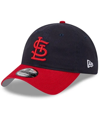 Youth Boys and Girls New Era Navy St. Louis Cardinals 2024 Batting Practice 9TWENTY Adjustable Hat