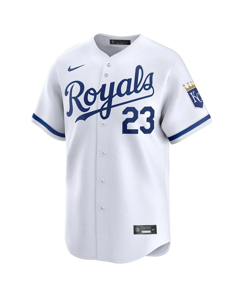 Men's Nike Zack Greinke White Kansas City Royals Home limited Player Jersey