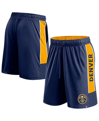 Men's Fanatics Navy Denver Nuggets Game Winner Defender Shorts