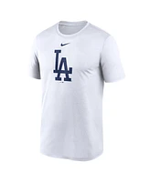 Men's Nike White Los Angeles Dodgers Legend Fuse Large Logo Performance T-shirt