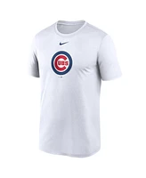 Men's Nike White Chicago Cubs Legend Fuse Large Logo Performance T-shirt