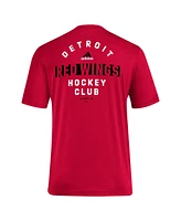 Men's adidas Red Detroit Red Wings Blend T-shirt