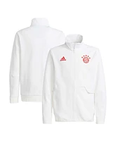 Big Boys adidas White Bayern Munich 2023/24 Anthem Full-Zip Jacket