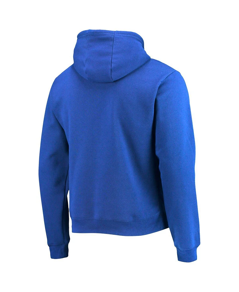 Men's League Collegiate Wear Royal Kentucky Wildcats Seal Neuvo Essential Fleece Pullover Hoodie