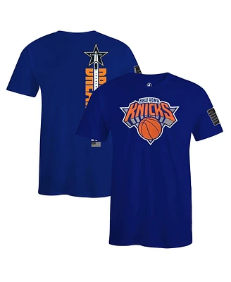 Men's and Women's Fisll x Black History Collection Royal New York Knicks T-shirt