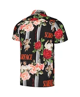 Men's and Women's Black Scarface Cherub Button-Up Shirt