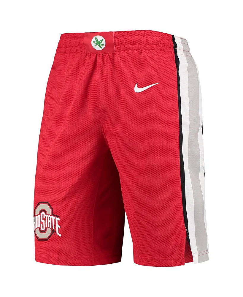 Men's Nike Scarlet Ohio State Buckeyes Replica jersey Performance Basketball Shorts