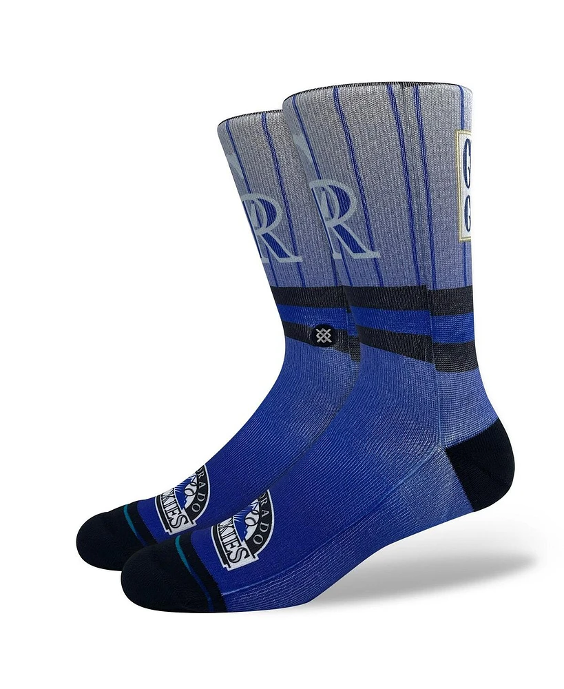 Men's Stance Colorado Rockies Cooperstown Collection Crew Socks