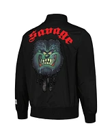 Men's Freeze Max Black Looney Tunes Taz Halloween Twill Full-Zip Jacket