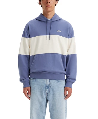 Levi's Men's Relaxed-Fit Drawstring Stripe Hoodie