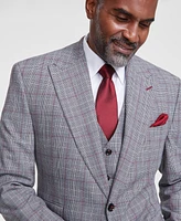 Tayion Collection Men's Classic-Fit Plaid Suit Jacket