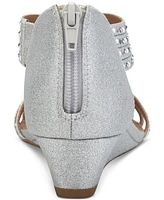 Style & Co Women's Ginifur Embellished Strappy Wedge Sandals, Created for Macy's