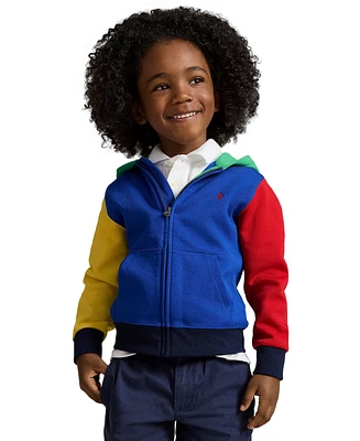 Polo Ralph Lauren Toddler and Little Boys Color-Blocked Ombre-Logo Zip Hoodie