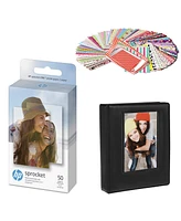 Hp Sprocket Sticky Back Zink Photo Paper 2x3" (50 Sheets) Starter Bundle