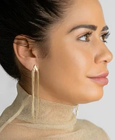 Adornia 14K Gold-Plated Multi-Strand Slinky Drop Earrings