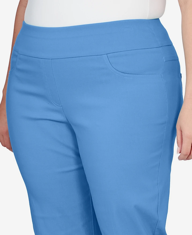 Ruby Rd. Plus Pull-On Tech Clam Digger Capri Pants