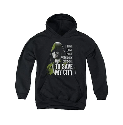 Arrow Boys Youth Save My City Pull Over Hoodie / Hooded Sweatshirt
