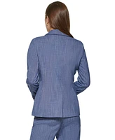 Dkny Petite Double-Breasted Blazer