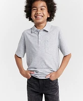 Epic Threads Big Boys Heathered Polo Shirt, Created for Macy's