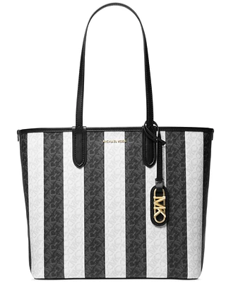 Michael Kors Eliza Logo Large East West Reversible Tote