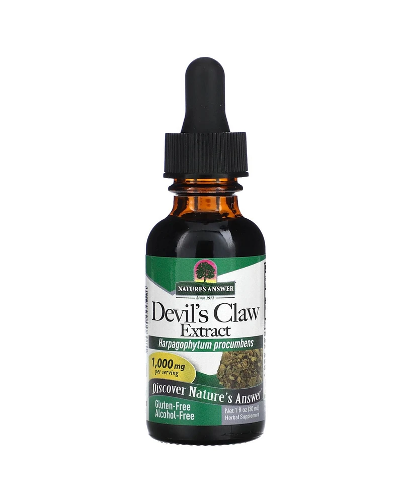 Nature's Answer Devil's Claw Extract Alcohol-Free 1 000 mg - 1 fl oz (30 ml) - Assorted Pre