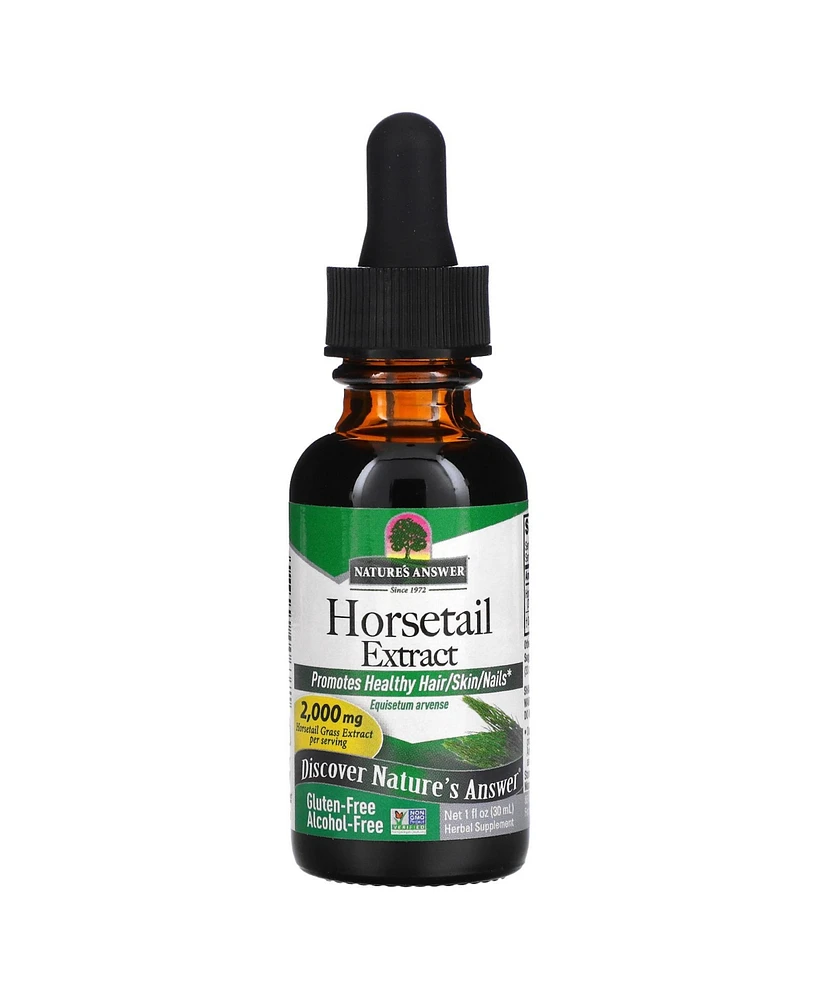 Nature's Answer Horsetail Extract Alcohol-Free 2 000 mg - 1 fl oz (30 ml) - Assorted Pre