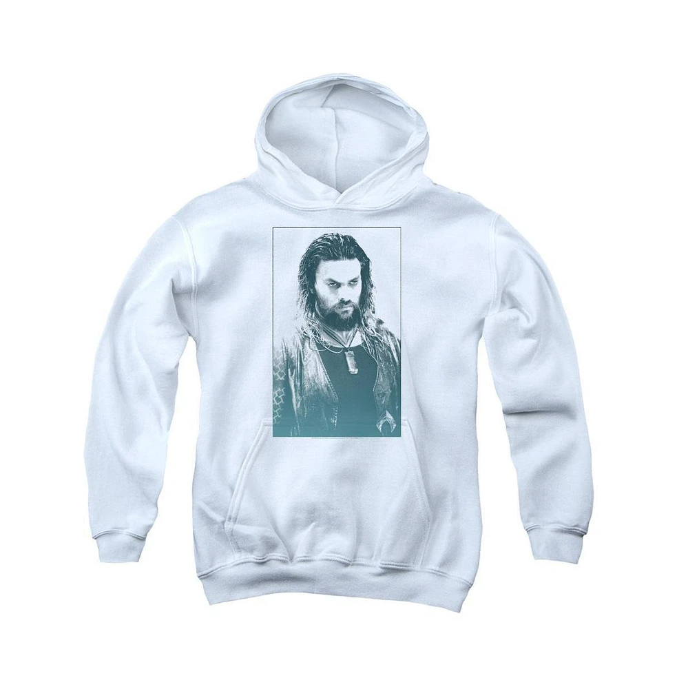 Aquaman Movie Boys Youth Salt Of The Sea Pull Over Hoodie / Hooded Sweatshirt