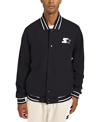 Starter Men's Secret Weapon Classic-Fit Mesh Varsity Jacket