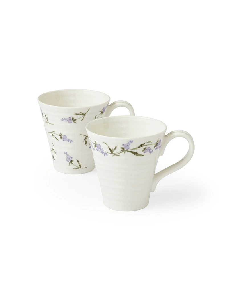 Portmeirion Sophie Conran Lavandula Mugs, Set of 2