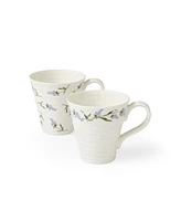 Portmeirion Sophie Conran Lavandula Mugs, Set of 2