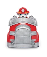 Paw Patrol, Marshall's Firetruck, Toy Truck with Collectible Action Figure, Minded Kids Toys for Boys Girls Ages 3 and Up - Multi