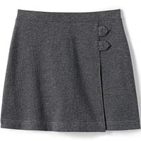 Lands' End Big Girls Plus School Uniform Knit Skort Above the Knee