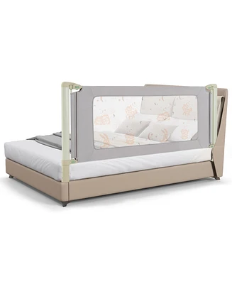 Slickblue Toddler Vertical Lifting Bed Rail with Double Lock- inch