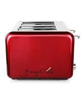 MegaChef 4 Slice Stainless Steel Toaster