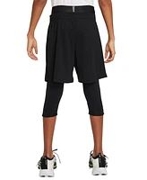 Nike Big Boys Pro Dri-fit 3/4-Length Tights