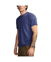 Lucky Brand Men's Linen Short Sleeve Pocket Crew Neck Tee Shirt