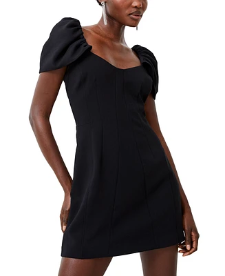 French Connection Women's Whisper Gathered-Sleeve Mini Dress