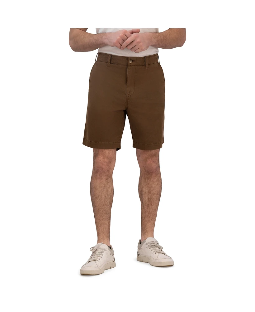 Lucky Brand Men's 9" Stretch Twill Flat Front Shorts