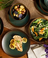 Bloomhouse Reactive Glaze 16-Pc Dinnerware Set, Service for 4