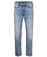 Buffalo David Bitton Men's Ash Slim-Fit Stretch Destroyed Jeans