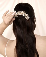 Ettika Ethereal Imitation Pearl Leaf Hair Comb