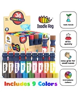 Incredible Value Dot Markers Class Pack in 36 Pack, School and Class Supplies of Dabbers, Daubers, Washable Art Markers in Bulk with Free Pdf 101 Dot